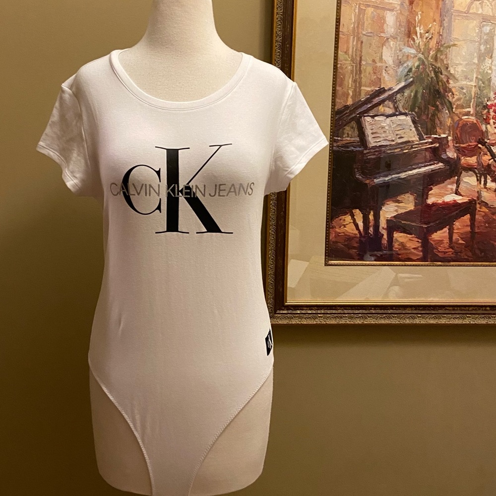 Calvin Klein Jeans CK White XL Bodysuit